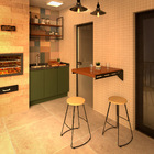 Prateleira Que Vira Mesa Articulável Versátil Resistente | Sh